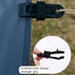 8 Pack Black Tarp Clips with Eyelets Heavy Duty Tent Canvas Clamps for Camping Caravan Awning Boat Outdoor Use
