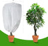 2 Pack Frost Protection Plant Covers White Frost Resistant Fabric Tree Cover with Drawstring Outdoor Greenhouse Winter Protection for Plants Shrubs Potted Plants