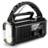 Solar Powered Emergency Radio with AM/FM, Rechargeable Battery, Flashlight, Reading Light and Phone Charger for Indoor Outdoor Use