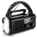 Solar Powered Emergency Radio with AM/FM, Rechargeable Battery, Flashlight, Reading Light and Phone Charger for Indoor Outdoor Use