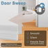 39 Inch Door Draft Stopper 2 Pack White & Transparent