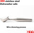 Silicone Whisk & Stainless Steel Ice Cream Scoop Set, Blue Silicone Whisk for Cooking & Heavy Duty Ice Cream Scooper, Dishwasher Safe