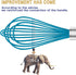 Silicone Whisk & Danish Dough Whisk Set, 4-Piece Silicone Whisks & 9-Inch Dough Whisk for Cooking, Baking, and Mixing
