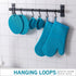 Silicone Oven Mitts- Heat Resistant Gloves with Soft Quilted Lining Oven Mitt Pot Holders for Cooking and BBQ, Teal, Mitt Set