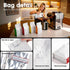 Coffee Bags with Valve(60pcs,16 oz,1 lb) Vented Coffee Beans Packaging Bags High Barrier Aluminumed Foil Flat Bottom Heat Sealed Side Zipper Resealable Storage Bag for Home or Business（White+Black）