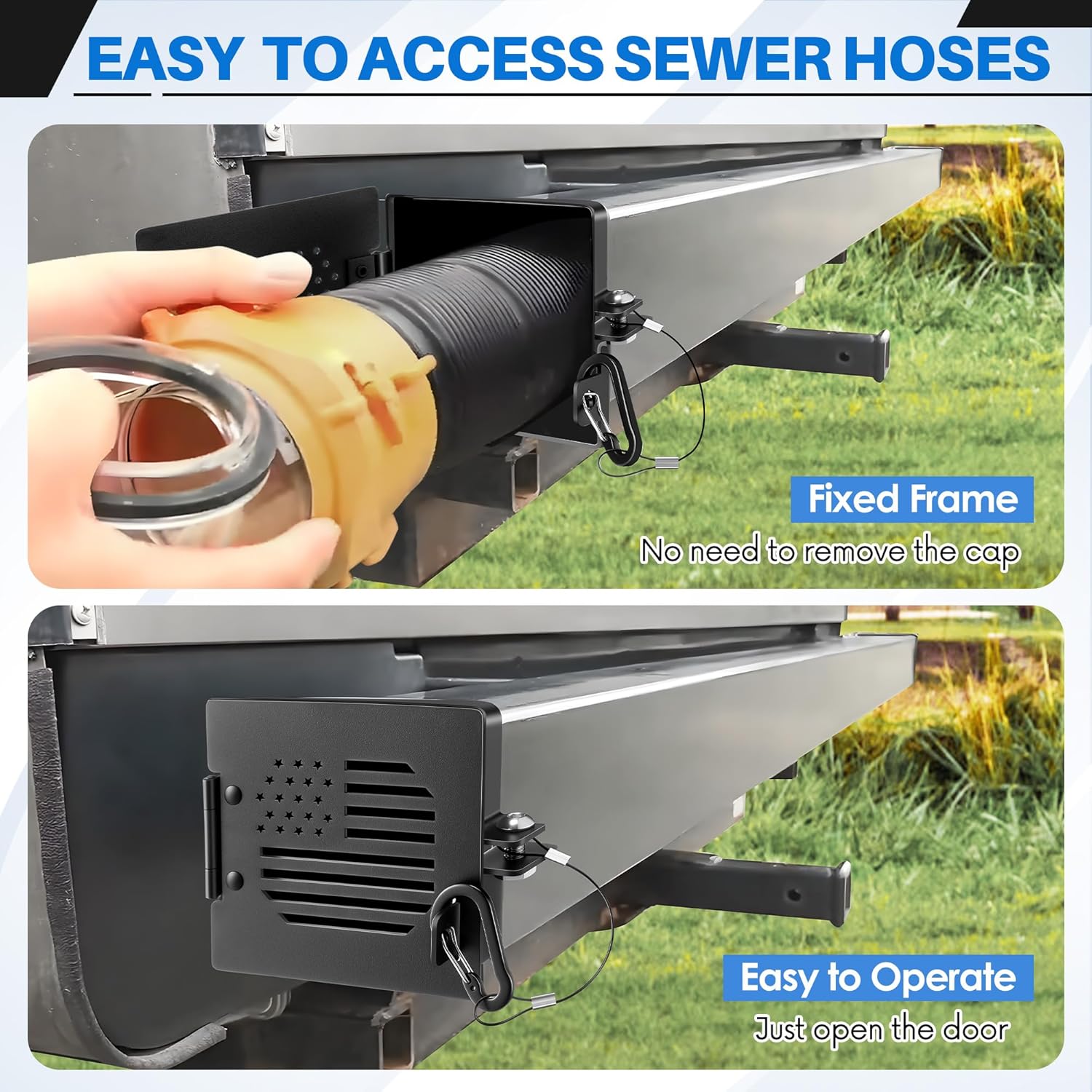 Landhoow 2 Pack RV Bumper End Cap, 4
