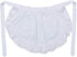 White apron - Waitress apron - Ladies - Waist apron - With two pockets - Half apron - Waitress - Server - Role play - Kitchen cooking restaurant coffee shop