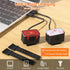 Bike light - IPX6 waterproof - Front and rear light - Rechargeable - Type-C charging port - 5+6 modes - Front and rear light combination - 300 lumens - Super bright - Night riding - Suitable for kids and adults - 106 g