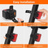 Bike light - IPX6 waterproof - Front and rear light - Rechargeable - Type-C charging port - 5+6 modes - Front and rear light combination - 300 lumens - Super bright - Night riding - Suitable for kids and adults - 106 g