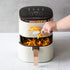 7L Digital Air Fryer with 8 pre-set Touch-control Cooking Programs - Cream