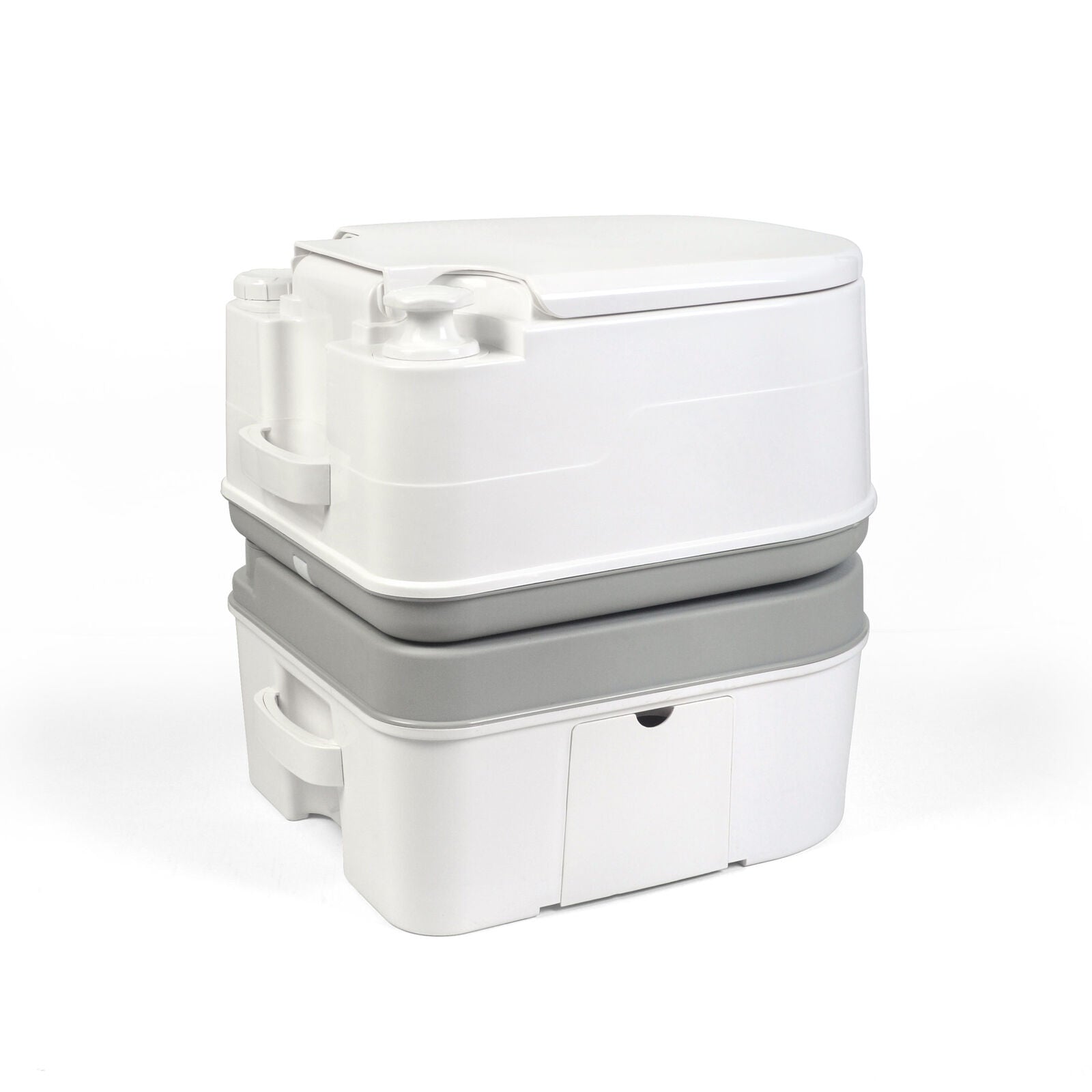 24L Portable Camping, Caravanning Toilet with Odour-Resistant Seal