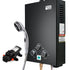 Thermomate Portable Gas Outdoor Camping Hot Water Heater System, with 12V Pump, Shower Head, Black