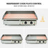 THERMOMATE Commercial Electric Griddle TH-G05, 4400W 73x37cm Flat Cooking Surface