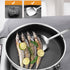 Stainless Steel Frying Pan Non-Stick Cooking Frypan Cookware 30cm Honeycomb Single Sided without lid