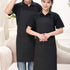 Apron with Pocket 2Pcs Chef Butcher Kitchen Cooking Baking Restaurant Wear - Black