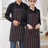 Apron with Pocket 2Pcs Chef Butcher Kitchen Cooking Baking Restaurant Wear - Black White Red