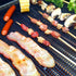 3/6/10PCS Non-Stick BBQ Grill Mat Mesh Liner Cooking Barbecue Sheet Baking Pad - 42X36cm-6PCS