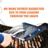 24x14CM BBQ Grilling Mesh Reusable Bag Outdoor Camping Barbecue Grill Mats Cooking Pads - Black