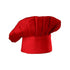 Adjustable Chef Cap with Elastic Band for Kitchen Cooking Baking Catering Use - Red