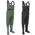 Waterproof Ultra Light Breathable Wading Pants Nylon Half Length Gear - Black-46