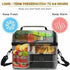 Insulated Lunch Bag Box Tote Cooler For Women Men Hot Cold Food Thermal - Rose Red