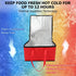 Pizza Delivery Bag Insulated Thermal Food Container Backpack Storage Insulated - White
