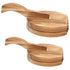 Wooden Dumpling Wrapper Maker Hand Press Dough Roller for Kitchen Cooking - 16.5CM