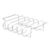 Barbecue Grill Net Outdoor BBQ Rack Cooking Basket Baking Tool Picnic Camping - Silver