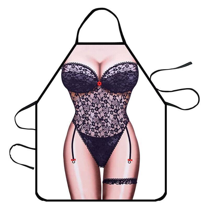 Funny Adult Men Women Novelty Aprons Party Game Cooking Kitchen BBQ Baking - Hot Pants Girl