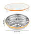 Multi Compartment Lunch Box with Lid Five Compartments Food Storage Fruit Plate