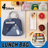 Cute Cartoon Lunch Bag Reusable Insulated School Lunch Box Cooler Tote Boy Girl - Navy