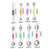 8pcs Stainless Steel Dual Head Measuring Spoon Set Kitchen Baking Cooking Tools