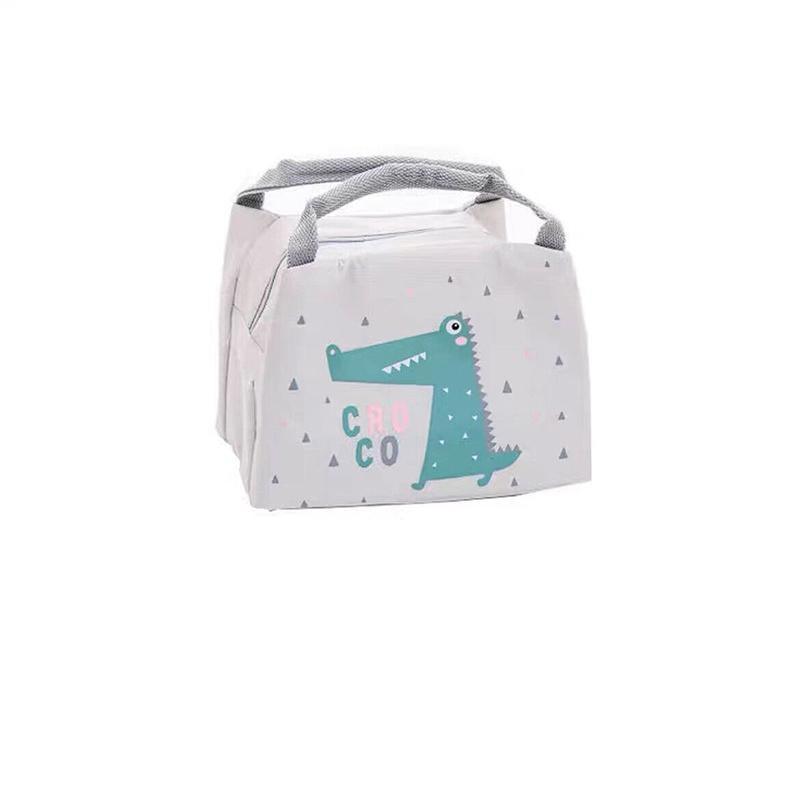 Portable Insulated Thermal Lunch Box Carry Tote Picnic Case Storage Bag 21x17x15cm - B02 (21x17x15cm)