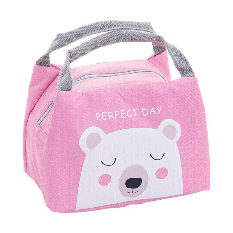 Portable Insulated Thermal Lunch Box Carry Tote Picnic Case Storage Bag 21x17x15cm - C05 (21x17x15cm)