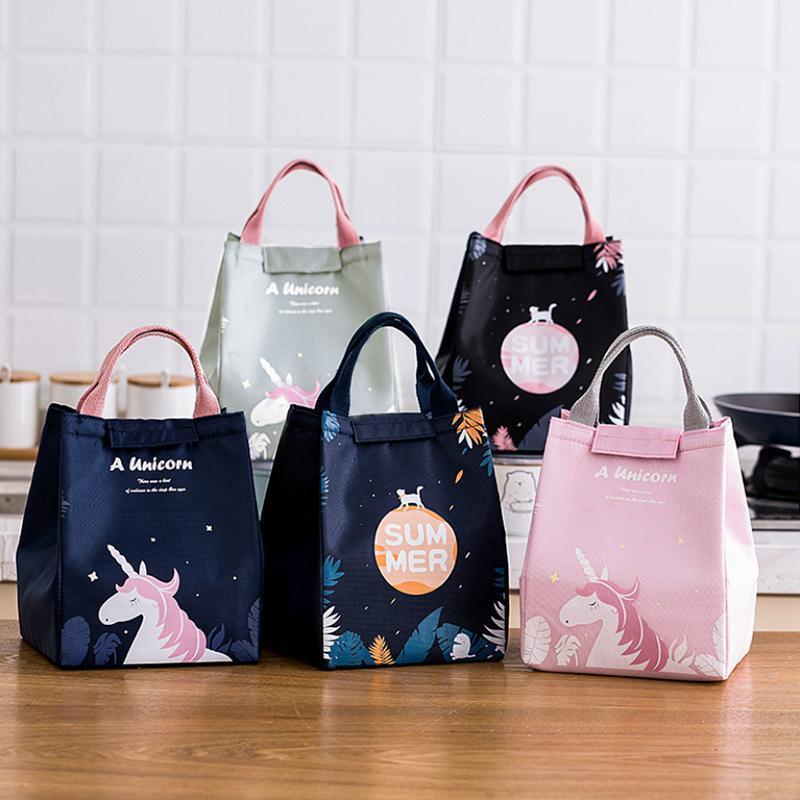 Portable Insulated Thermal Lunch Box Carry Tote Picnic Case Storage Bag 18x24x15cm - E02 (18x24x15cm)