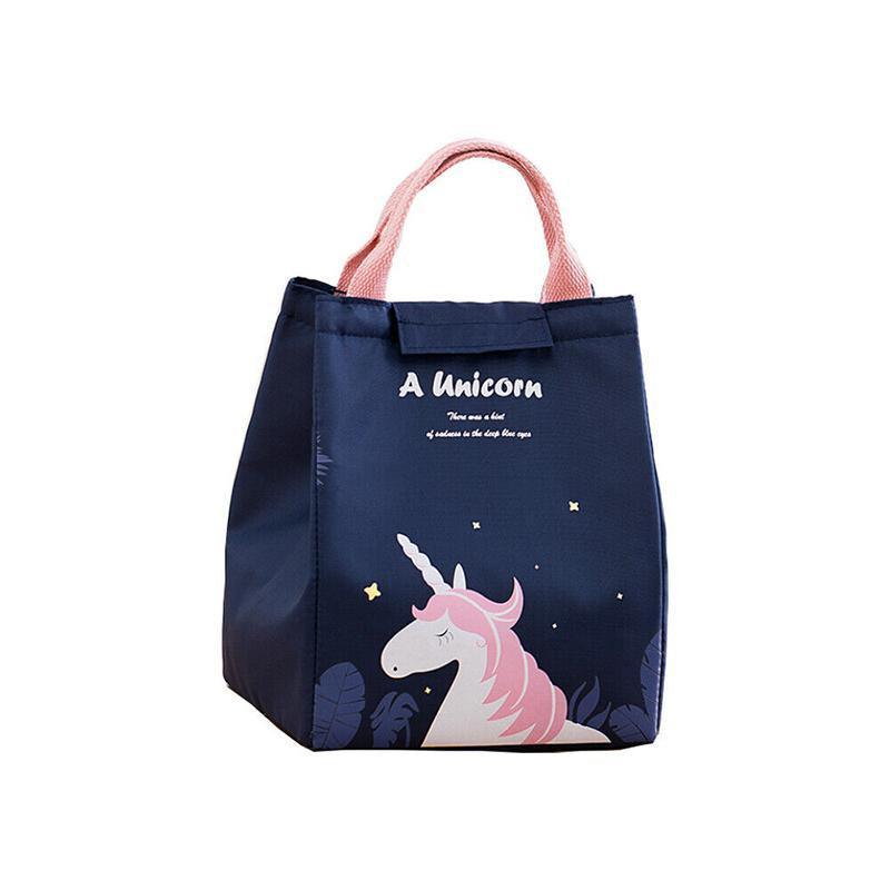 Portable Insulated Thermal Lunch Box Carry Tote Picnic Case Storage Bag 18x24x15cm - E02 (18x24x15cm)