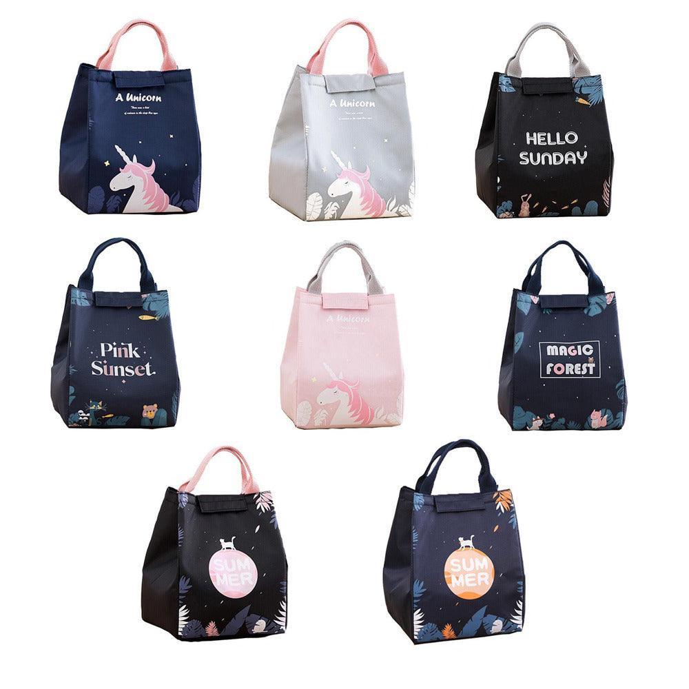Portable Insulated Thermal Lunch Box Carry Tote Picnic Case Storage Bag 18x24x15cm - E04 (18x24x15cm)