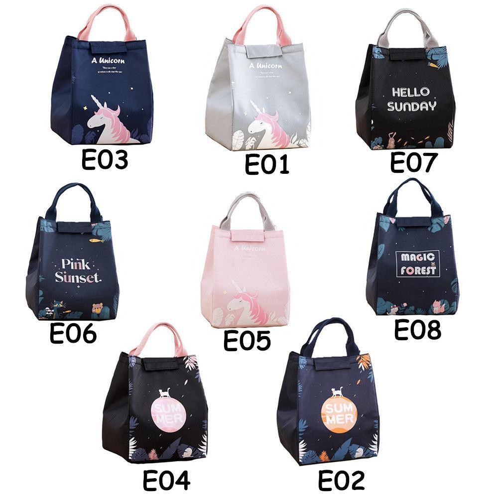 Portable Insulated Thermal Lunch Box Carry Tote Picnic Case Storage Bag 18x24x15cm - E04 (18x24x15cm)