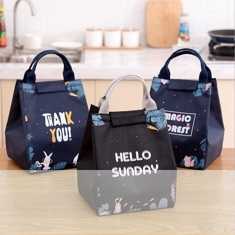 Portable Insulated Thermal Lunch Box Carry Tote Picnic Case Storage Bag 18x24x15cm - E05 (18x24x15cm)