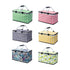 Foldable Picnic Basket Outdoor Camping Carrying Basket Portable Food Storage - Green