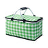 Foldable Picnic Basket Outdoor Camping Carrying Basket Portable Food Storage - Greenery