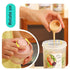 Double Plastic Salad Cup with Fork Sealed Breakfast Container for On-the-Go Meal - 560ml-Pink