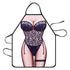 Funny Adult Men Women Novelty Aprons Party Game Cooking Kitchen BBQ Baking - Sexy Lace