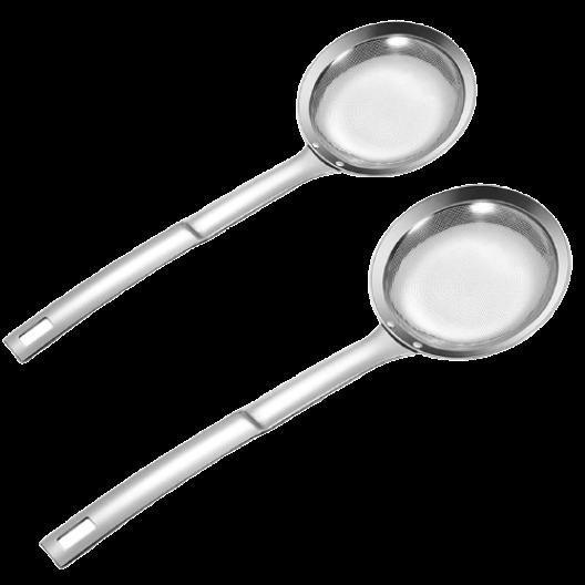 Oil Separator Spoon Mesh Fine Hole Filter Degreasing Residue Cooking Tool - Samll