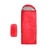 Single Sleeping Bag Outdoor Camping Hiking Thermal Warm Tent Travel Gear - Red