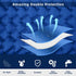 Peacock blue Portable Outdoor Inflatable Mat - Foot-Operated Camping Sleeping Pad