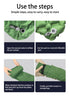 2pc Ultralight Inflatable Camping Sleeping Mat with Integrated Pillow - Waterproof 40D Nylon TPU(Dark Blue)