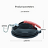4 Pack Deep blue dial + black buckle Heavy Duty Suction Cup Anchors with S-Hooks for Car Side Awnings and Camping Tarps Multifunctional Tie Down Points for Outdoor Road Trips 10kg Capacity