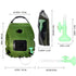 Green Portable Solar Camping Shower Bag 20L 5 Gallon Water Capacity Outdoor Bathing Bag with Removable Hose and Shower Head