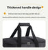 Large 35L Insulated Cooler Bag Soft Sided Leakproof Thermal Tote for Camping Beach Picnic BBQ Heavy Duty Grocery Carrier Black